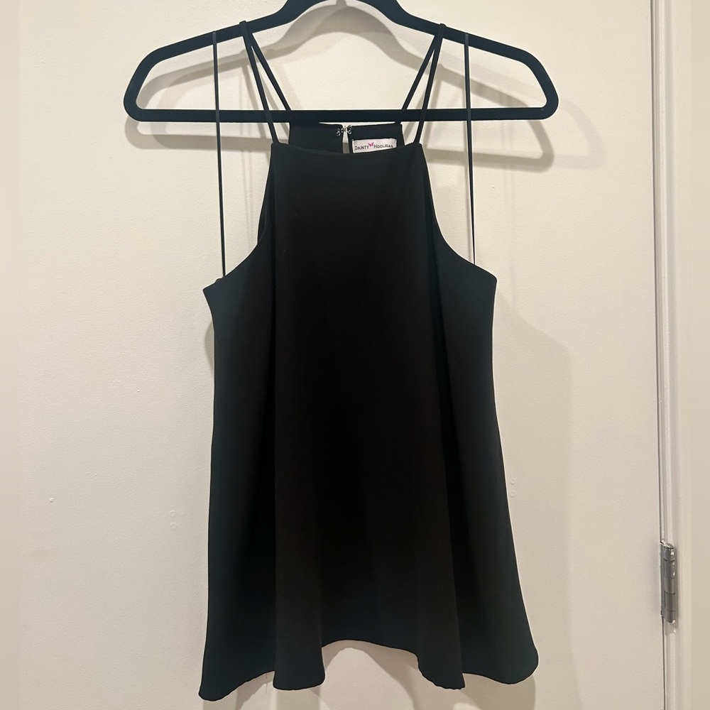 Dainty Hooligan flowy black tank top